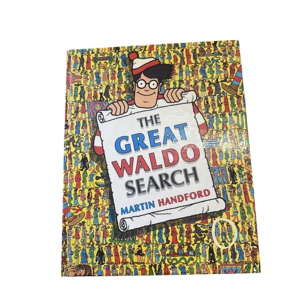 The Great Waldo Search By Martin Handford 1989 1st Edition Printed In Italy